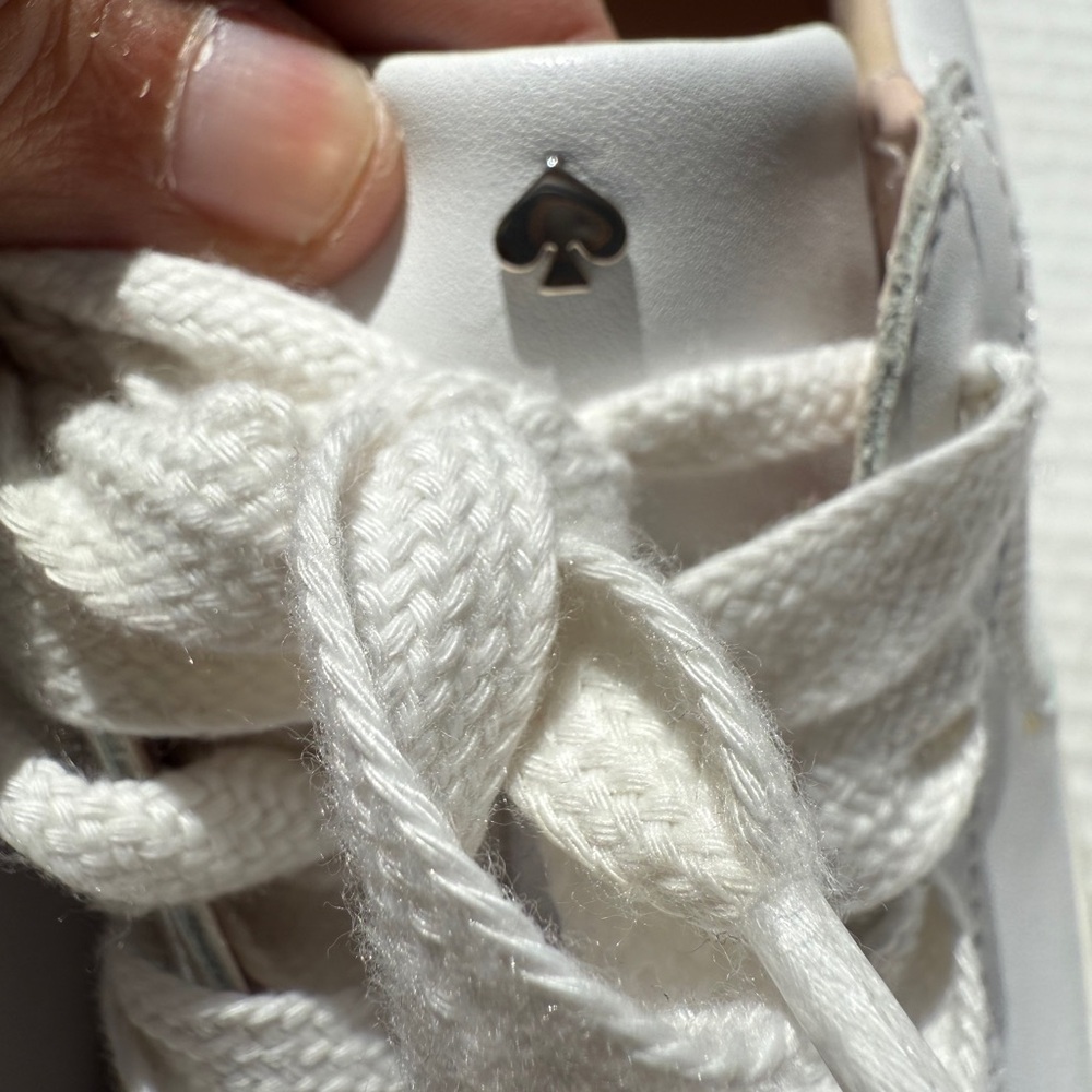 Kate Spade Fez Sneakers in Optic White Size 11 - Picture 8 of 9